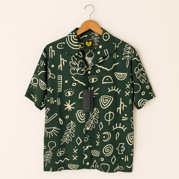 Cuban Coller Half Shirt For Men