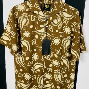 Cuban Coller Half Shirt For Men