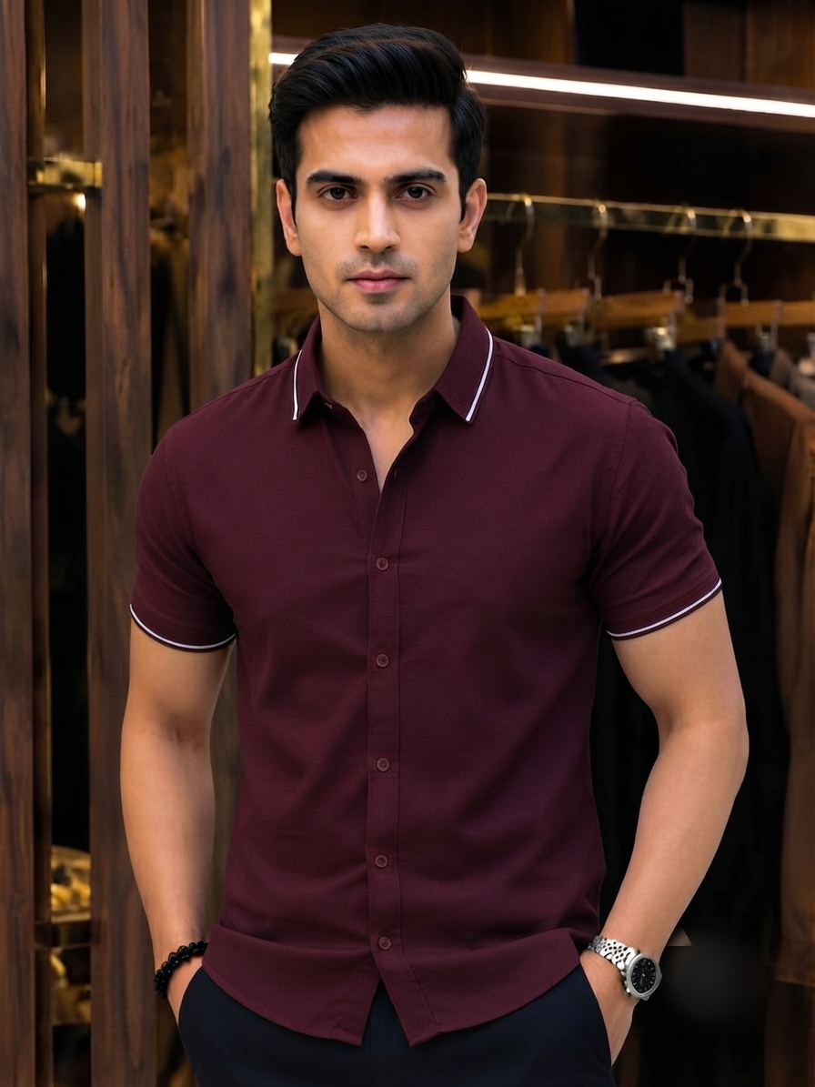 RIB HALF SHIRT - Image 2