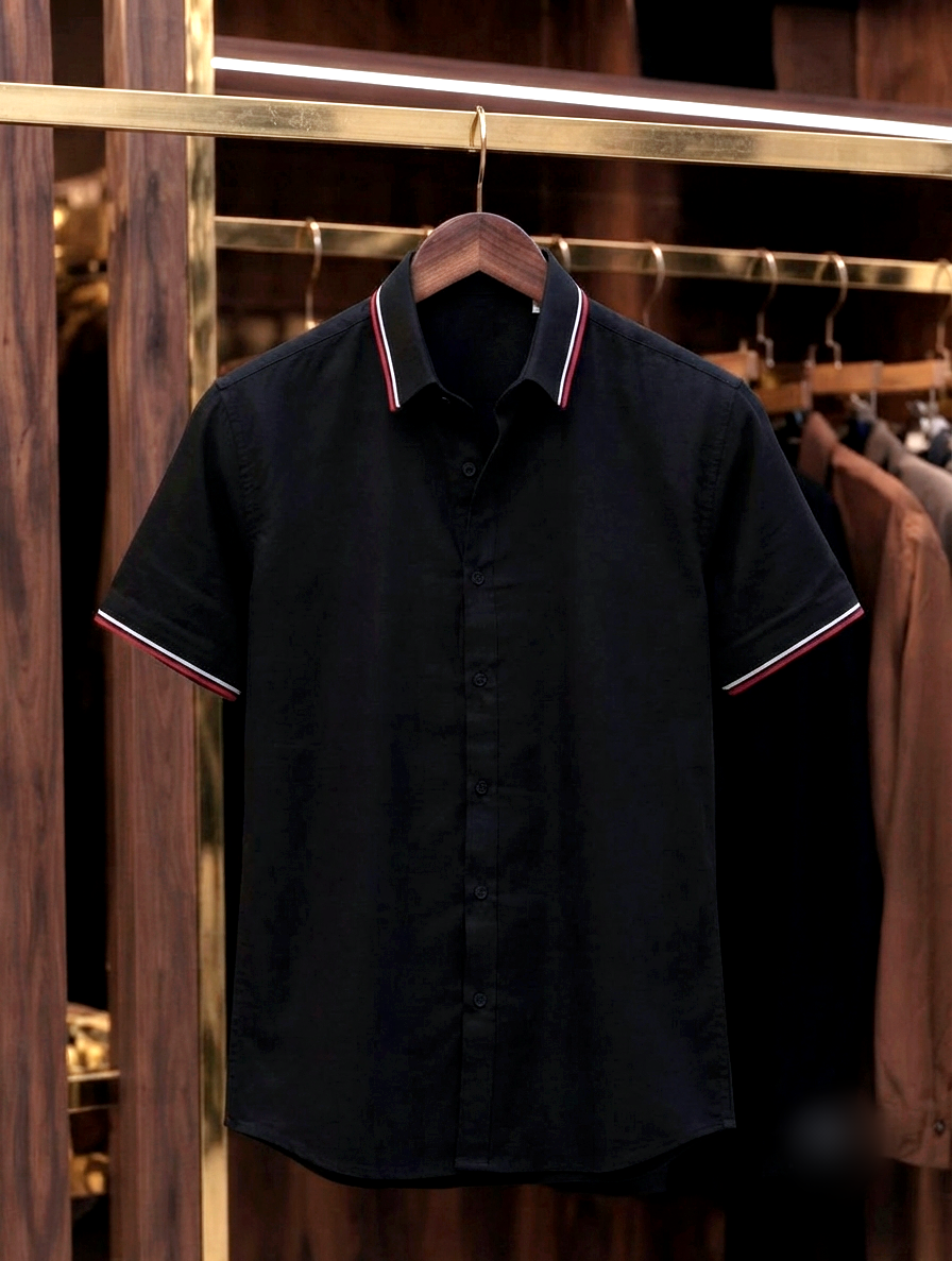 RIB HALF SHIRT - Image 2